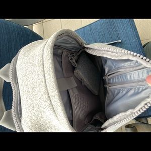 Dagne Dover Large Heather Gray Backpack.